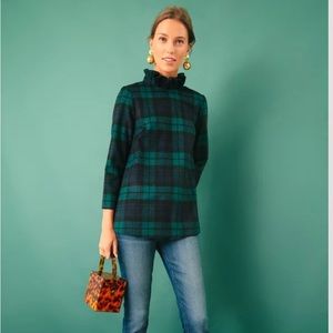 Blackwatch Plaid Faye Blouse from Tuckernuck